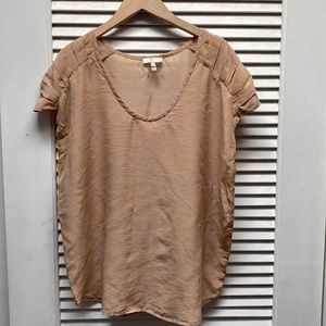 Joie Silk Short Sleeve Blouse